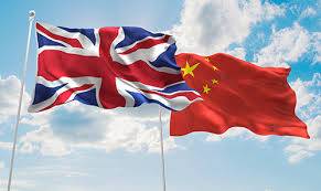 union jack and a chinese flag Aranjuez